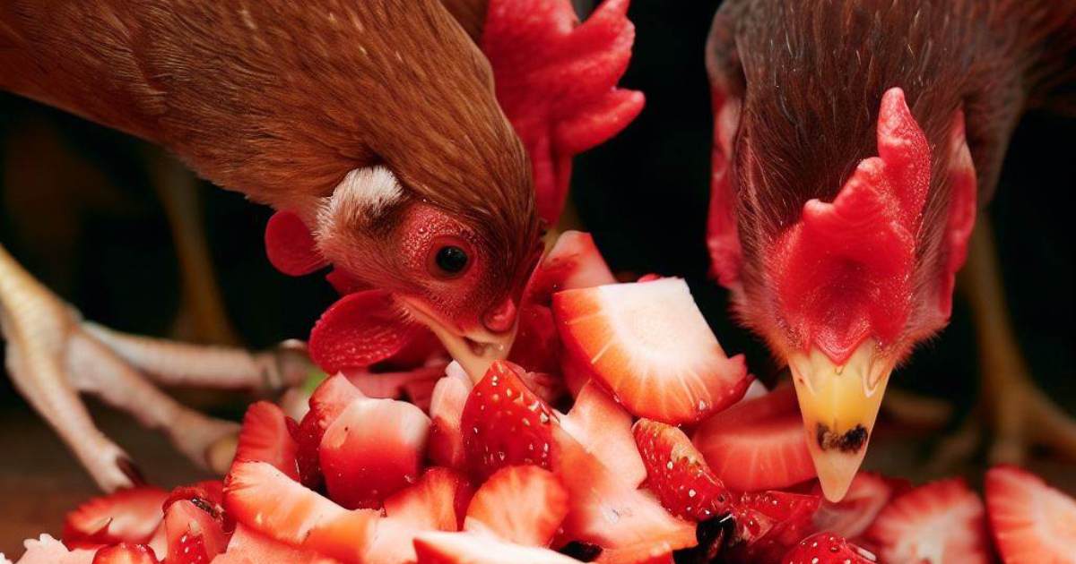 Can Chickens Eat Strawberries