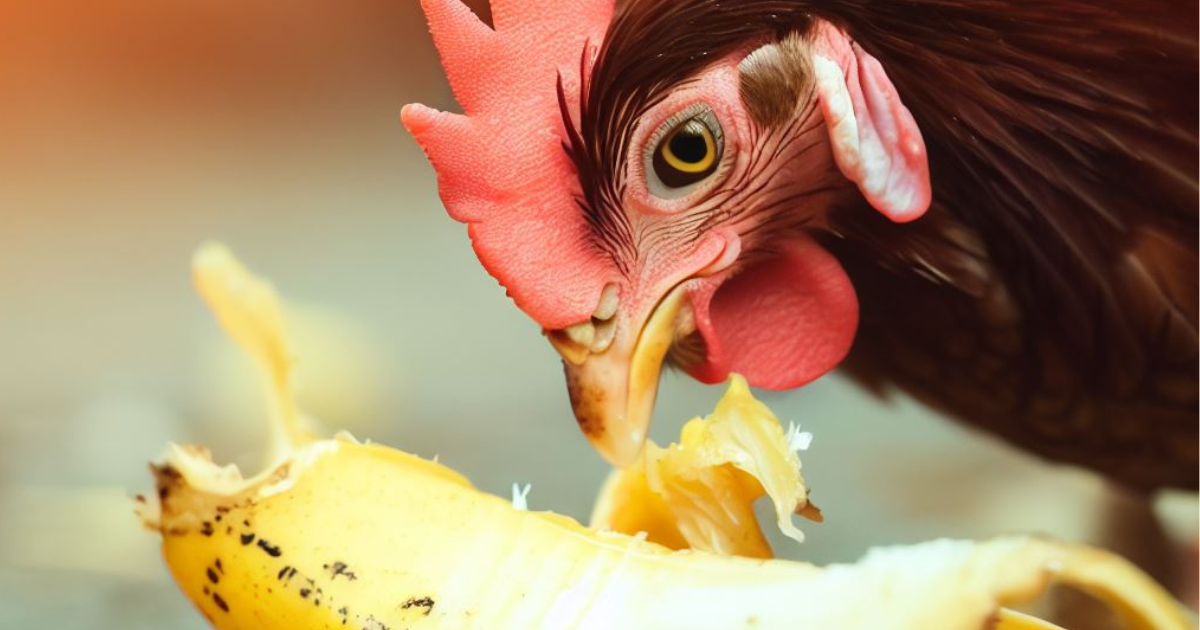 Can Chickens Eat Banana Peels