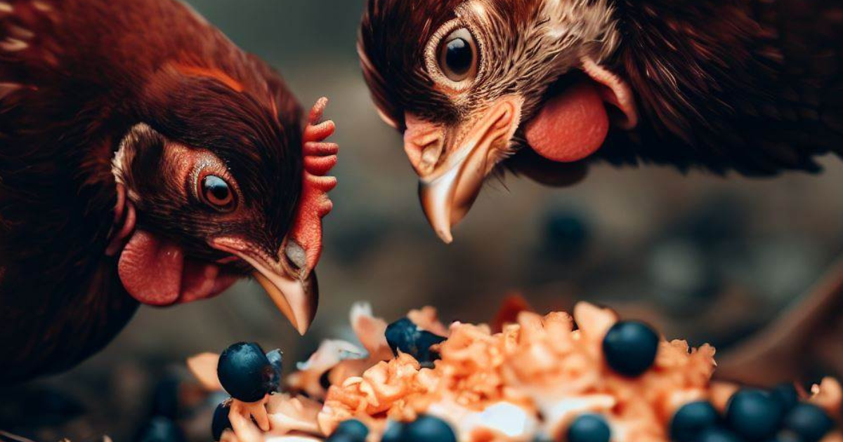 Can Chickens Eat Blueberries-Chopped