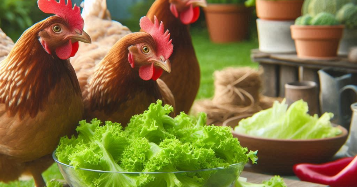 can chickens eat lettuce