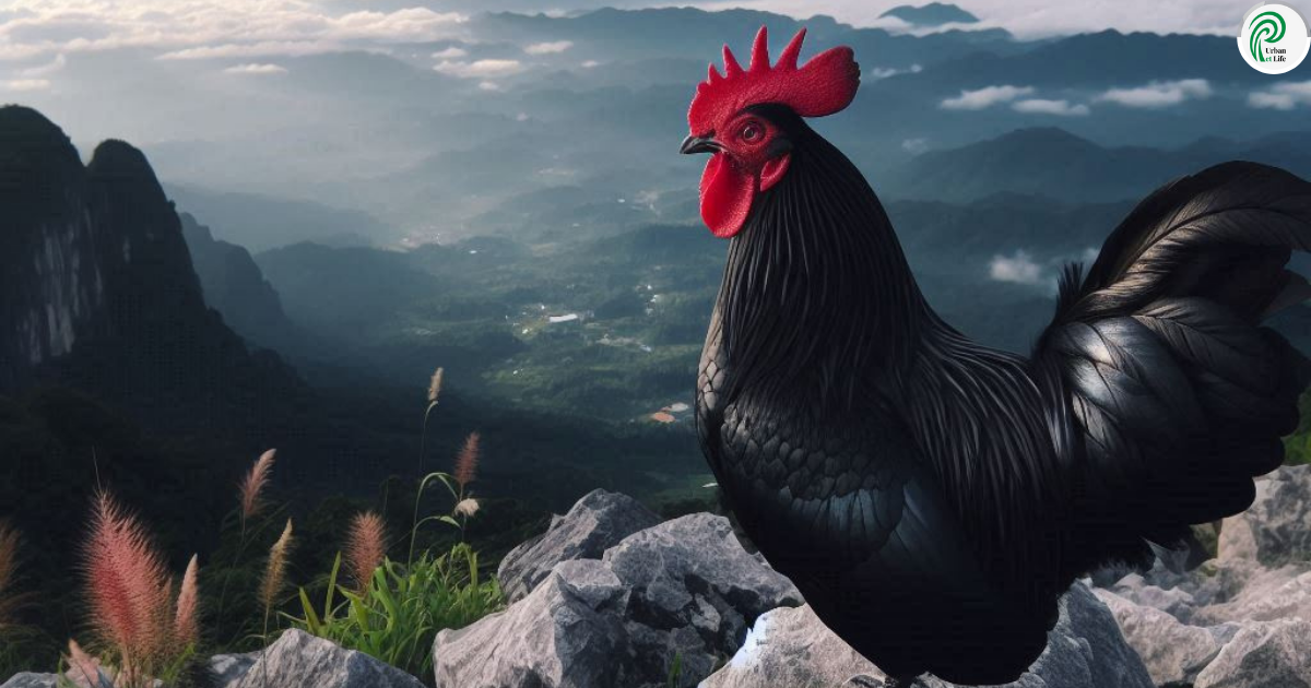 Exotic Chicken Breeds-Ayam Cemani