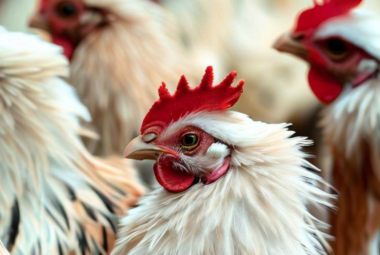 Buff Laced Polish Chickens