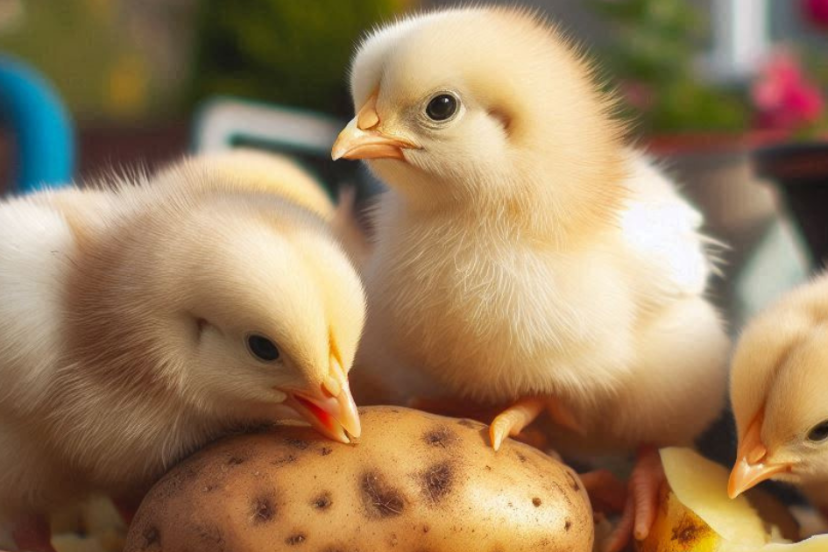 Can Baby Chicks Eat Potato Skins